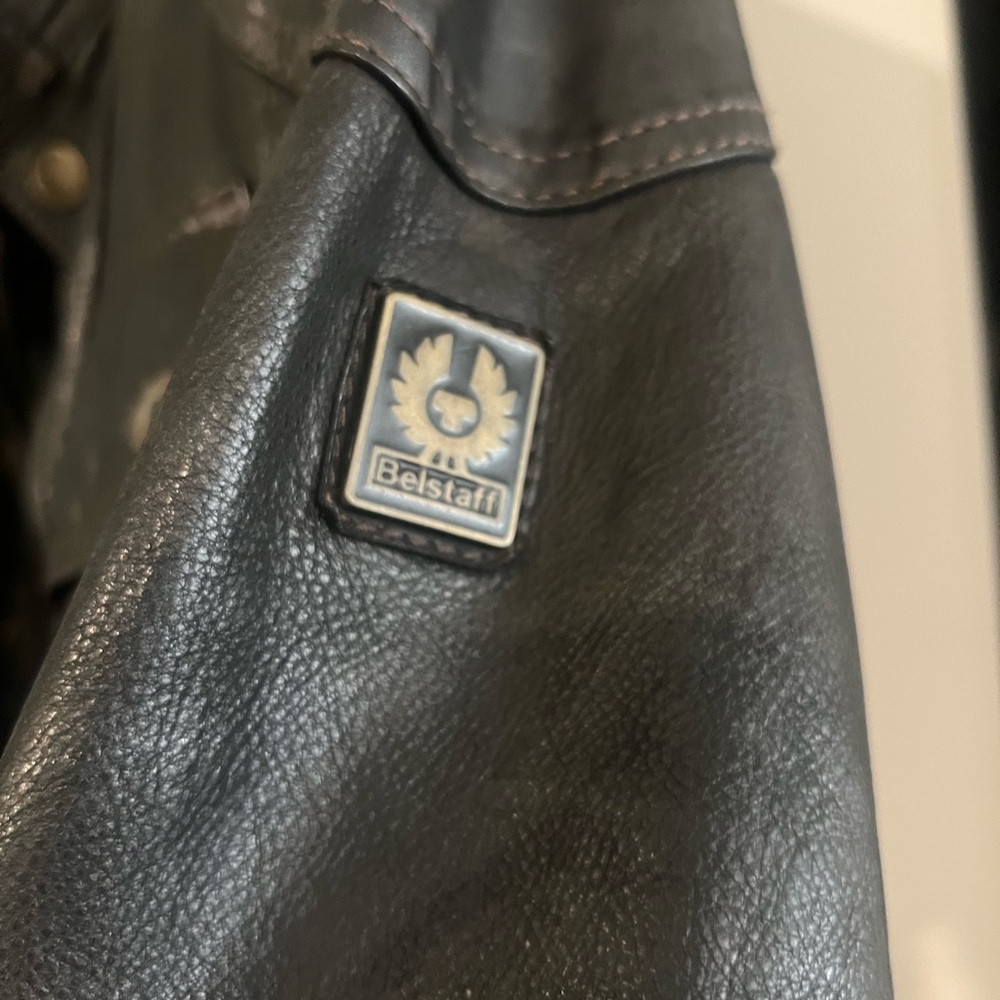 Rare Belstaff Panther Leather Jacket in Summerweight. Small - Picture 4 of 6